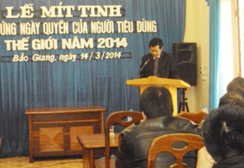 Hội Bắc Giang: Mít tinh hưởng ứng Ngày quyền người tiêu dùng thế giới