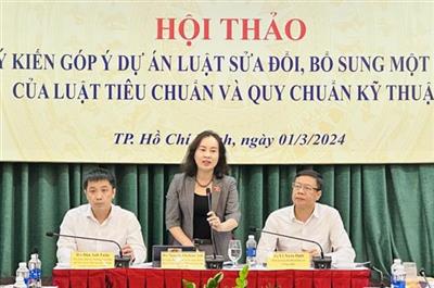 Sửa đổi Luật TC&QCKT nhằm giảm thiểu các rào cản kỹ thuật trong thương mại, thuận lợi hóa thương mại