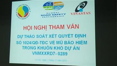 Hội nghị tham vấn dự thảo  soát xét Quyết định số 1024/QĐ-TĐC về mũ bảo hiểm